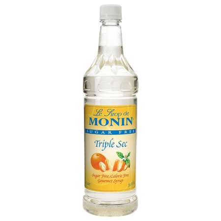 MONIN Monin Sugar Free Triple Sec 1 Liter, PK4 M-FS044F